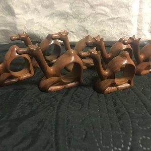 Camel napkin rings